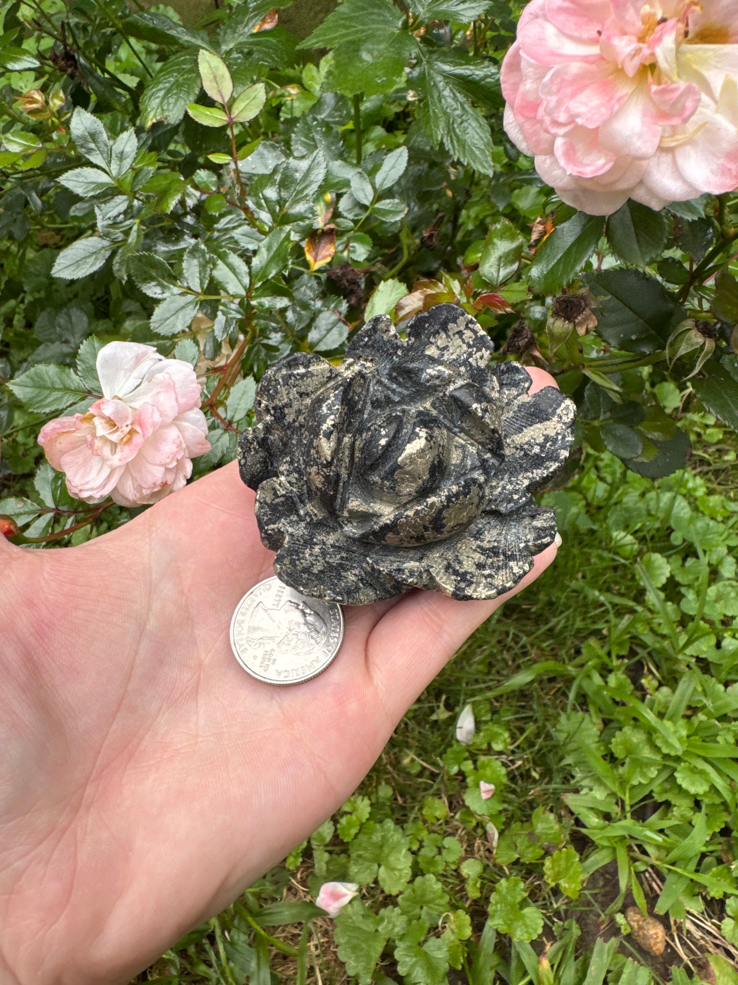 Pyrite Shungite Rose