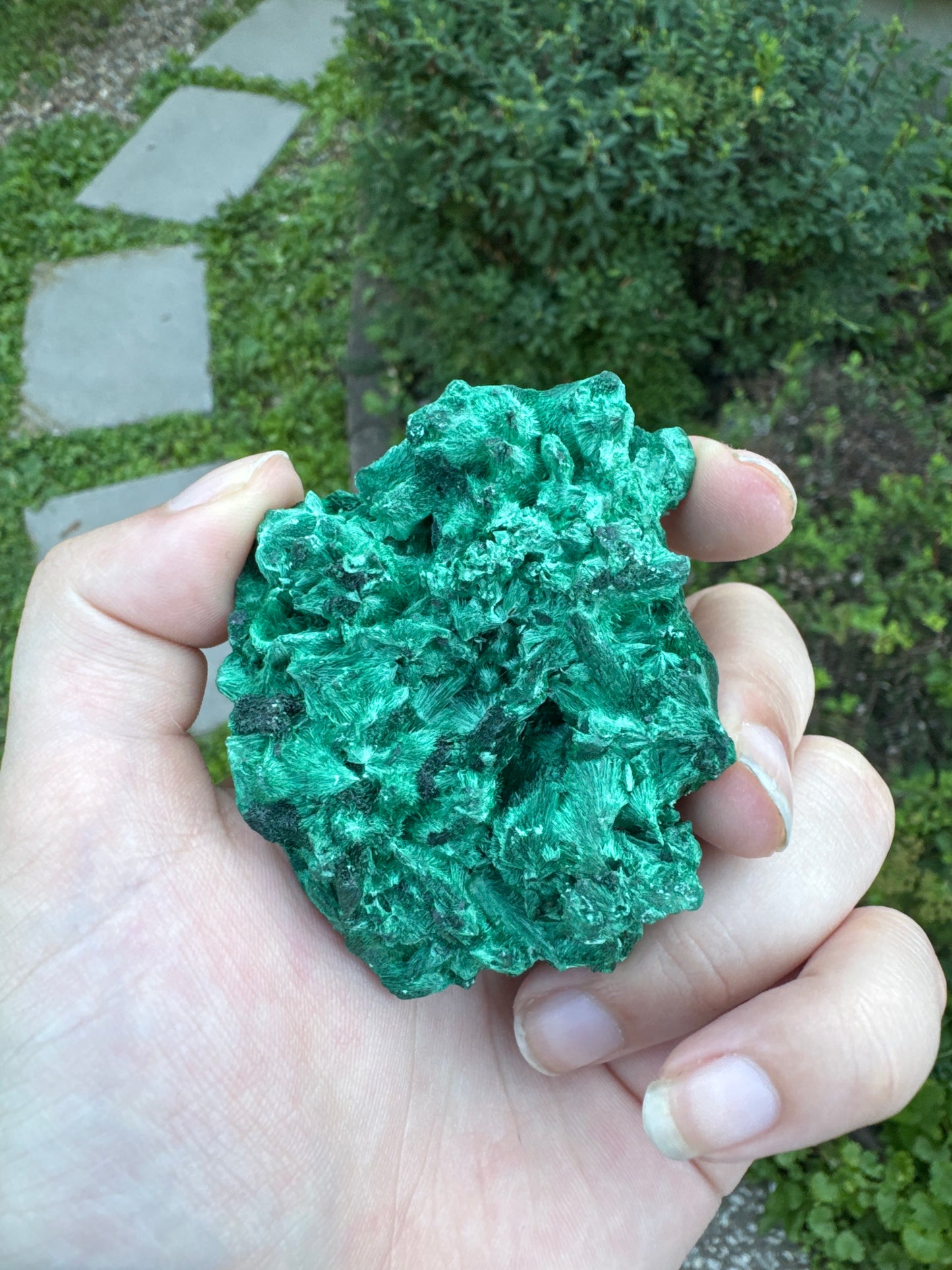 Raw Silky Malachite
