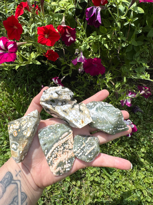 Moravato Genuine Ocean Jasper Set